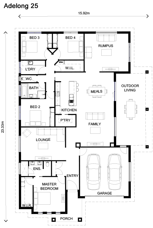 Adelong Floor Plan