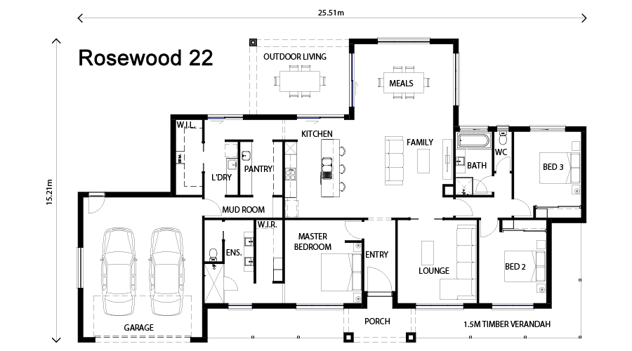 Rosewood Floor Plan