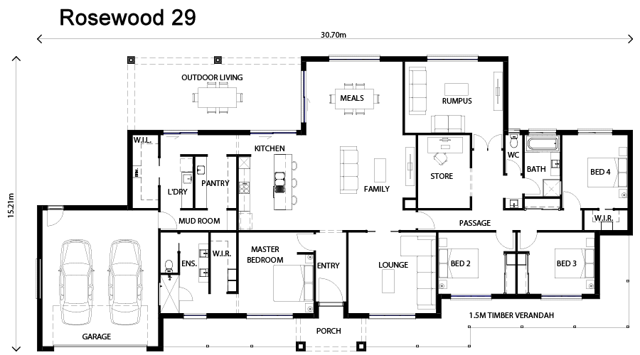 Rosewood Floor Plan