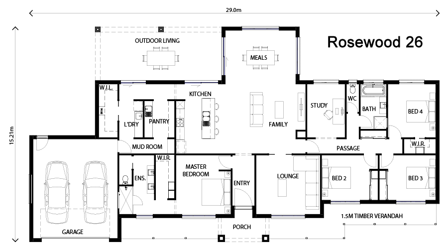 Rosewood Floor Plan